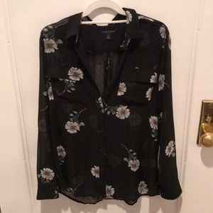 Banana Republic Flower Blouse